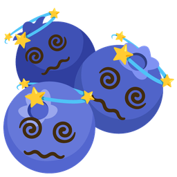 dizzy and blueberries