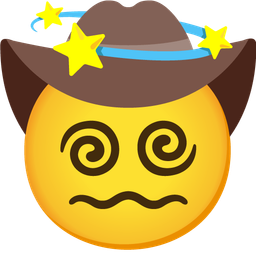 dizzy and cowboy hat face