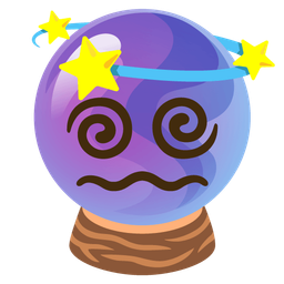 dizzy and crystal ball