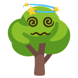 dizzy and deciduous tree