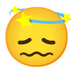 dizzy and disappointed face