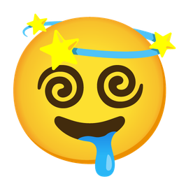 dizzy and drooling face