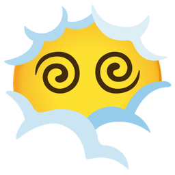 dizzy and face in clouds