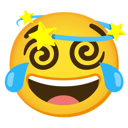 Dizzy and Face with tears of joy