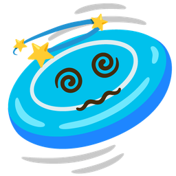 dizzy and flying disc