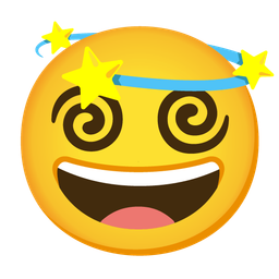 Dizzy and Grinning face