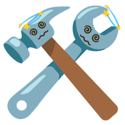 dizzy and hammer and wrench