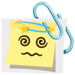 dizzy and linked paperclips