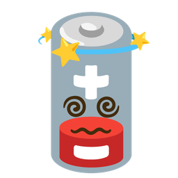 dizzy and low battery