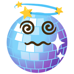 dizzy and mirror ball