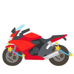 dizzy and motorcycle