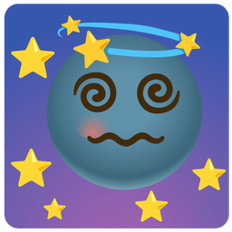 dizzy and new moon face