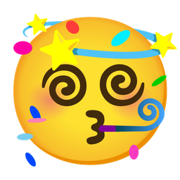 dizzy and partying face