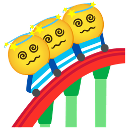 dizzy and roller coaster