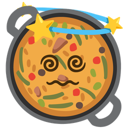 dizzy and shallow pan of food