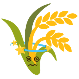 dizzy and sheaf of rice