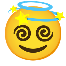 Dizzy and Smiling face with halo