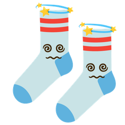 dizzy and socks