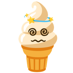 dizzy and soft ice cream