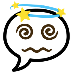 dizzy and speech balloon