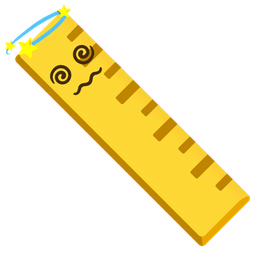 dizzy and straight ruler