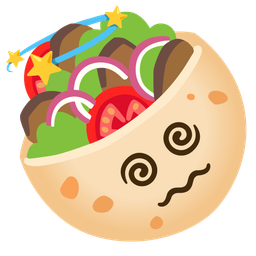 dizzy and stuffed flatbread