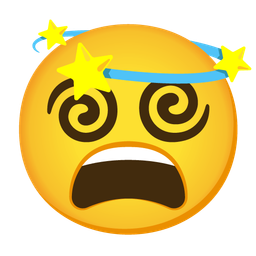 dizzy and tired face