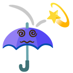 dizzy and umbrella