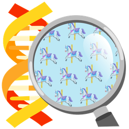 dna and carousel horse