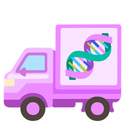 dna and delivery truck