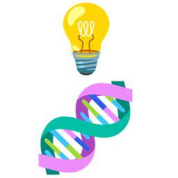 dna and light bulb
