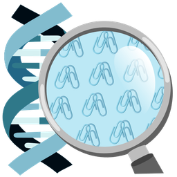 dna and linked paperclips