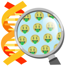 Dna and Money-mouth face