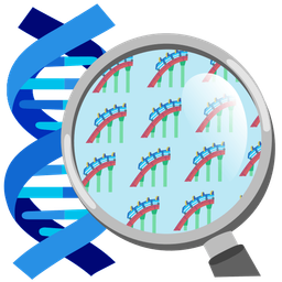 dna and roller coaster
