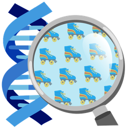 dna and roller skate