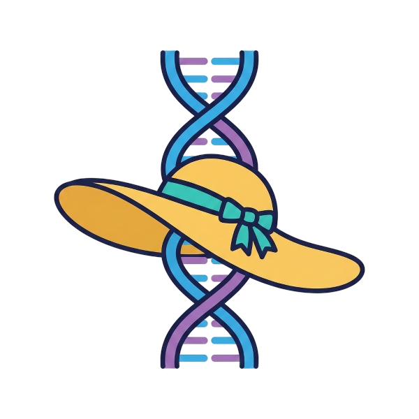 Dna and Woman’s hat