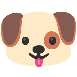 Dog face and Magic wand