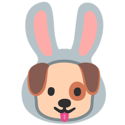 Dog face and Rabbit face