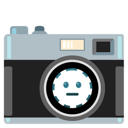 dotted line face and camera