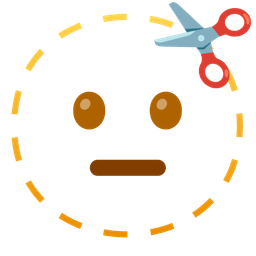 Dotted line face and Dotted line face