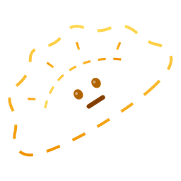 dotted line face and dumpling