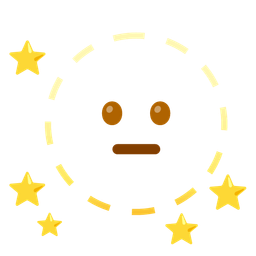 dotted line face and full moon face