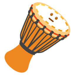 dotted line face and long drum