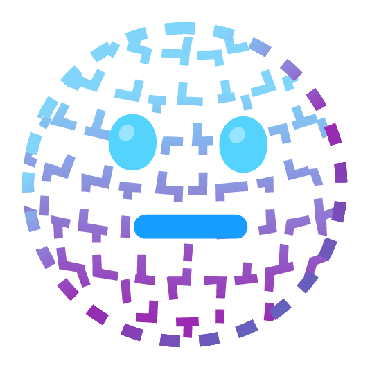 Dotted line face and Mirror ball