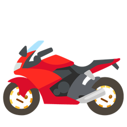 dotted line face and motorcycle