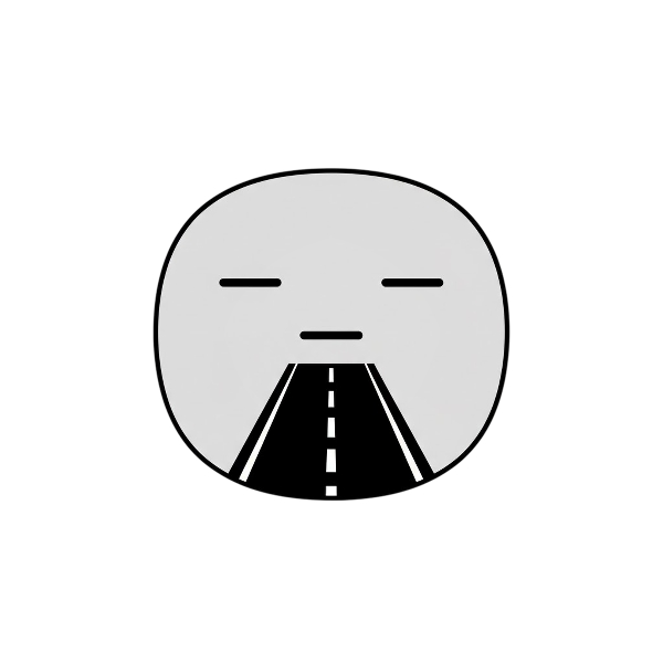 Dotted line face and Motorway