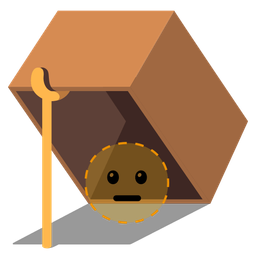 dotted line face and mouse trap