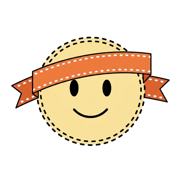 Dotted line face and Reminder ribbon