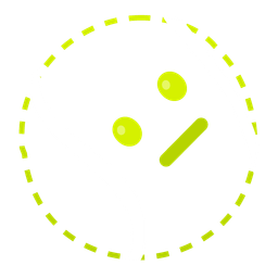 dotted line face and tennis