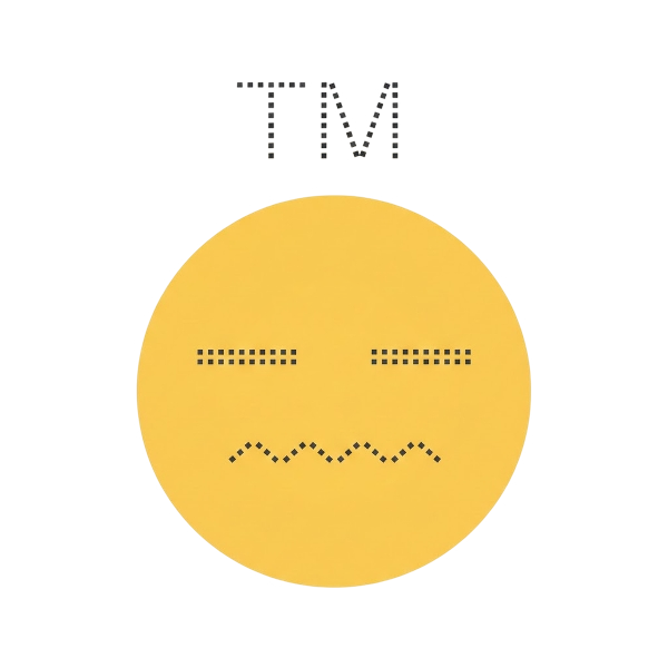 Dotted line face and Trade mark